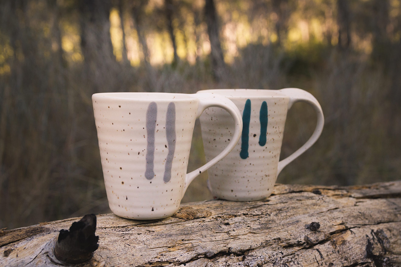 Craft ceramic cups. The newest in tableware for 2024.